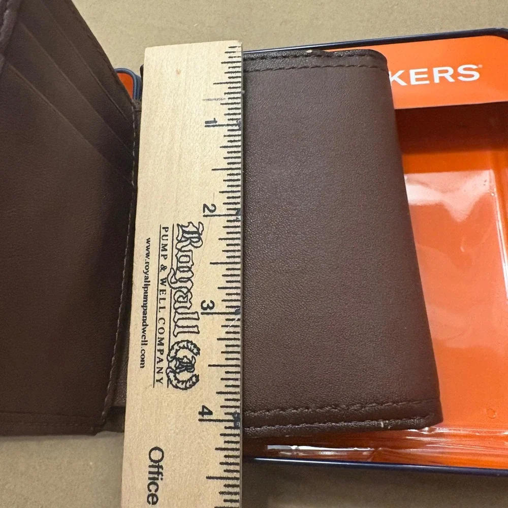 Dockers Brown Trifold Wallet For Men With Gift Box Anchor New Style‎
